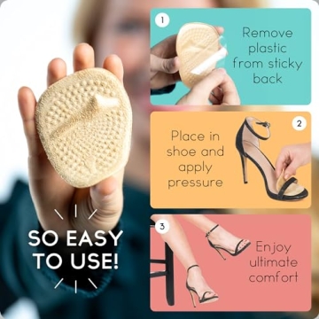 Metatarsal & Heel Pads for Women - Pain Relief Inserts