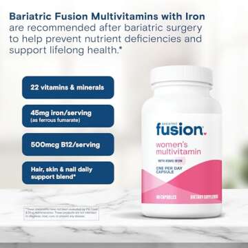 Optimal Bariatric Multivitamin for Women with Iron