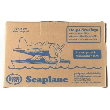 Green Toys Seaplane - Eco-Friendly Bath Toy for Kids