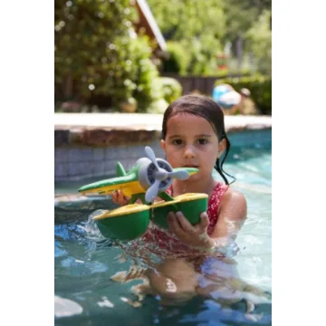 Green Toys Seaplane - Eco-Friendly Bath Toy for Kids