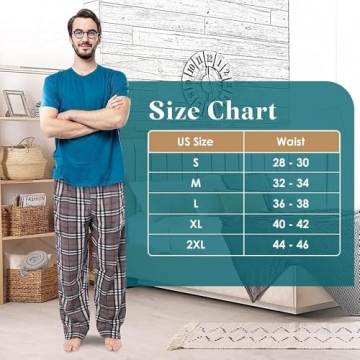 Active Club Men’s Fleece Pajama Pants - Comfy Style and Warmth