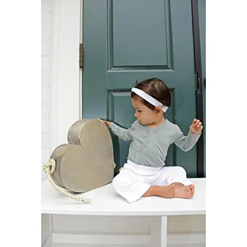 L'ovedbaby Organic Cotton Kimono Bodysuit for Newborns