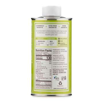 La Tourangelle, Avocado Oil, Handcrafted from Premium Avocados, Great for Cooking, as Butter Substitute, and for Skin and Hair, 16.9 fl oz