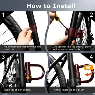 Titanker Heavy Duty Bike Chain Lock with U Lock