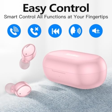 Kurdene Bluetooth Wireless Earbuds with Deep Bass Sound