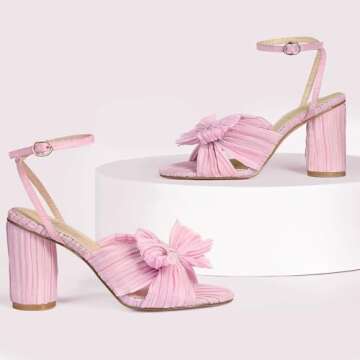 MUCCCUTE Women's Bow Knot Heeled Sandals for Every Occasion