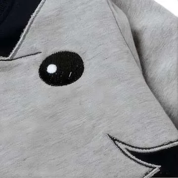 CM-Kid Boys' Elephant Long Sleeve Sweatshirt Black 2-7T