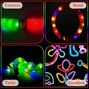 Glow in the Dark Light up Pop Tubes for Parties