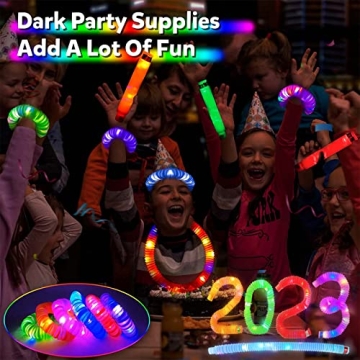 Glow in the Dark Light up Pop Tubes for Parties