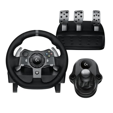 Logitech G920 Driving Force Racing Wheel and Pedals with Shifter for Xbox and PC