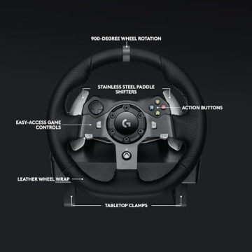 Logitech G920 Driving Force Racing Wheel and Pedals for Xbox and PC
