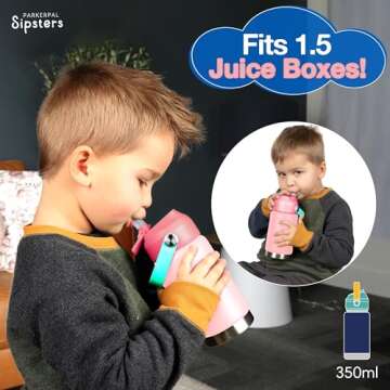 Parkerpal Sipsters Kids Tumbler with Lid & Straw