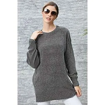 ZKESS Women's Oversized Pullover Sweater for Cozy Style