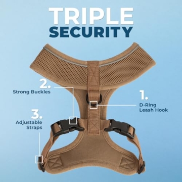 No Pull Dog Harness - Lightweight & Reflective