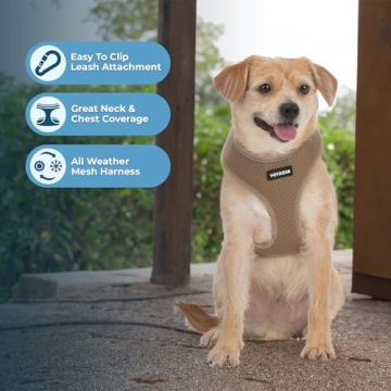 No Pull Dog Harness - Lightweight & Reflective