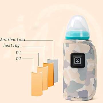 Sevi Baby Portable USB Bottle Warmer for On-the-Go