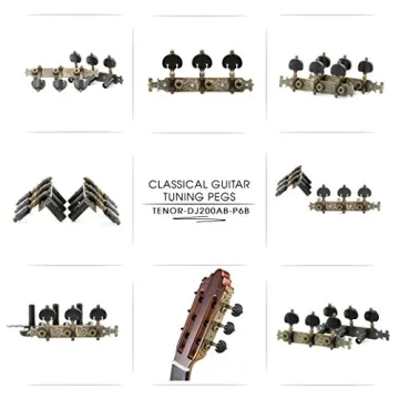 DJ200AB-P6B TENOR Classical Guitar Tuners in Antique Brass