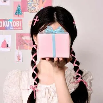 Ribest Double Face Satin Ribbon Set - 100 Yards for Crafting