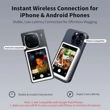 OmniMaster Phone Vlog Selfie Monitor Screen for Creators