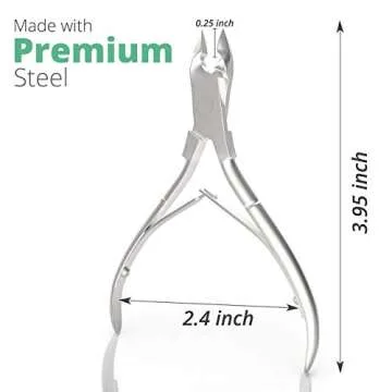 Professional Stainless Steel Cuticle Trimmer for Nail Care