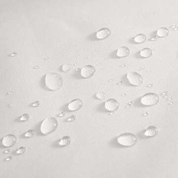 Woaboy Pack of 2 Outdoor Waterproof Decorative Throw Pillow Covers Lumbar Square Pillowcase Solid Cushion Cases for Living Room Chairs Sofa Home Decor White 12x20 inch