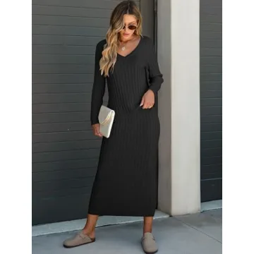 Stylish ANRABESS Women's 2 Piece Sweater Skirt Set 2024