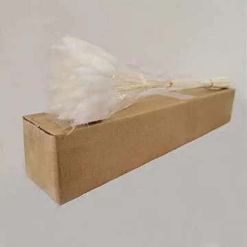 Color Life 110-120 Pcs Dried Natural Flowers Decoration, Dried Rabbit Tail Grass Flowers,Dried Pampas Grass, Used for Home, Wedding, Party, Theme Decoration,16in(Off White)