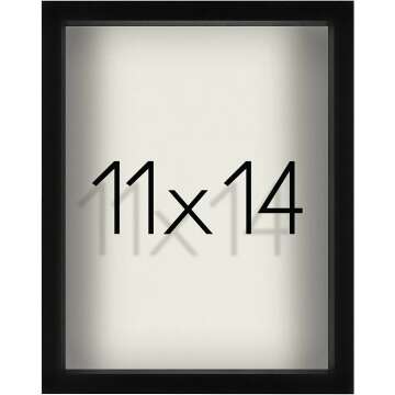 Elegant 11x14 Shadow Box Frame for Memorable Displays