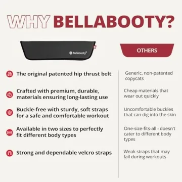 Bellabooty OG Belt - Effortless Hip Thrusts & Workouts – Comfort & Performance Combined