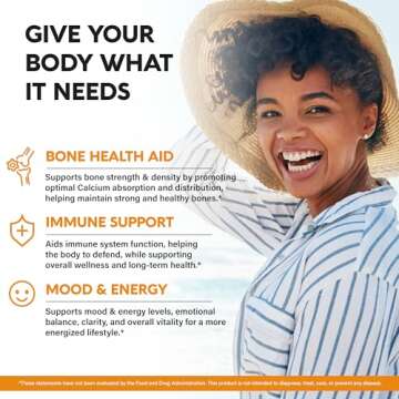 Vitamin D3 K2 - Vitamin D3 10000 iu & K2 as MK-7 120 mcg - Immune & Mood Support, for Bone & Teeth H...