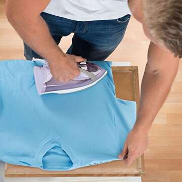 4 Pack Heat Press Pillow Heat Transfer Pressing Pillows Teflon Sheets for Heat Press Mats Reusable and Heat Resistant for Screen Print, Sublimation Projects, Pressing Shirts, 4 Sizes