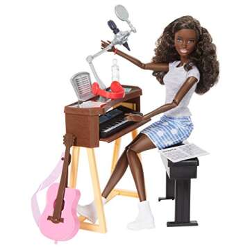 Barbie Musician Doll Playset with Keyboard and Guitar