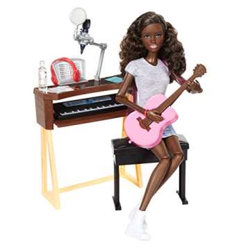 Barbie Musician Doll Playset with Keyboard and Guitar