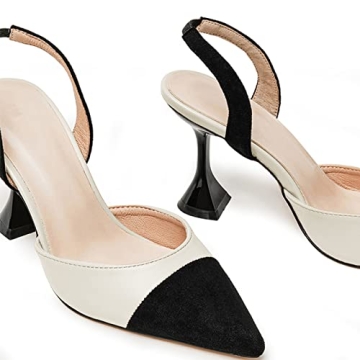 Stylish Coutgo Women's Slingback Pumps For Comfort