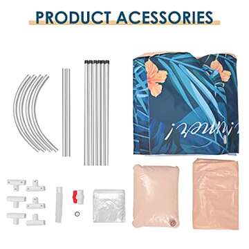 Portable Bathtub,Foldable Soaking Bathing Tub Separate Family Bathroom SPA Tub Hot Ice Bath Thermal Foam Keep Temperature Non-Inflatable Tub Oval Bathtubs for Showers, with Lids