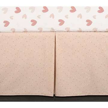 Bedward 100% Cotton Crib Bedding Set with Quilt and Sheet