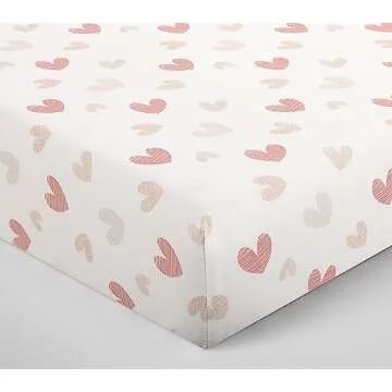 Bedward 100% Cotton Crib Bedding Set with Quilt and Sheet
