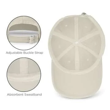 Disney Women's Standard Adult Baseball Cap, Minnie Mouse Adjustable Dad Hat, Khaki, ONE Size