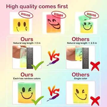 AZEN 120 Pcs Mini Spring Party Favors for Kids 3-5 4-8, Goodie Bags Stuffers for Birthday Party, Classroom Prizes Kids Prizes, Small Bulk Toys Gifts (4 Smile)