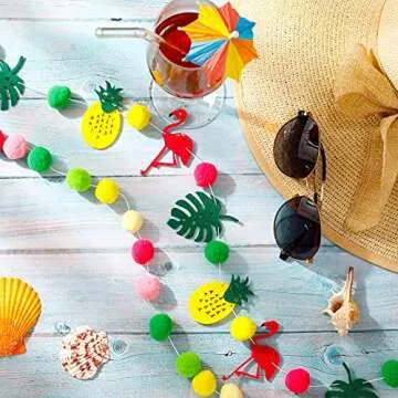 Kerien Tropical Party Garland Set for Vibrant Celebrations
