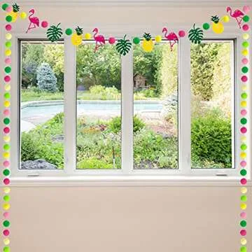 Kerien Tropical Party Garland Set for Vibrant Celebrations