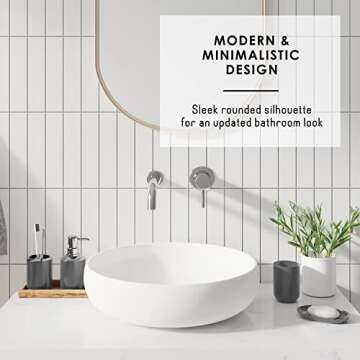 Clara Clark 20PC Gray Bathroom Accessories Set