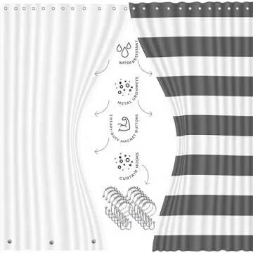 Clara Clark 20PC Gray Bathroom Accessories Set