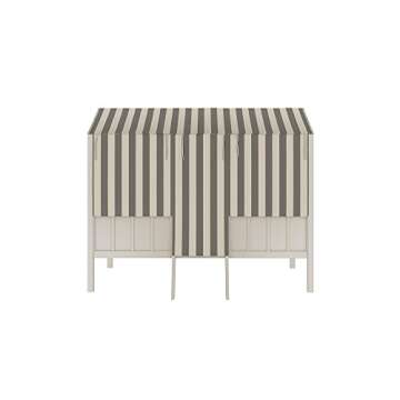 Little Seeds Rowan Valley Forest Loft Bed, Grey/Taupe, Twin