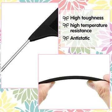 Patelai 12 Pcs Pintail Combs for Hair Styling and Braiding