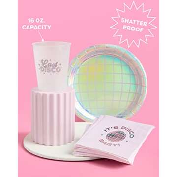 xo, Fetti Bachelorette Party Decorations Last Disco Reusable Cups - 16 Frost Flex Cups | 70s Disco Bach Bridal Shower Gift, Cowgirl Bride Bridesmaid Favors