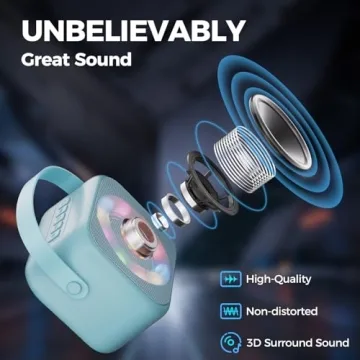 Verkstar Karaoke Machine Portable for Kids & Adults