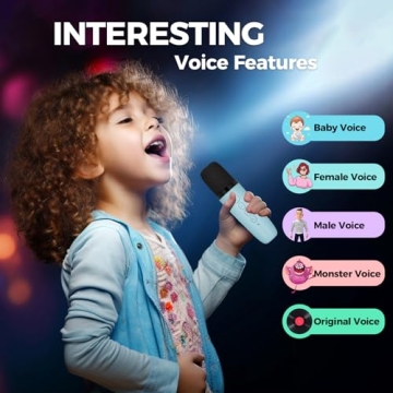 Verkstar Karaoke Machine Portable for Kids & Adults
