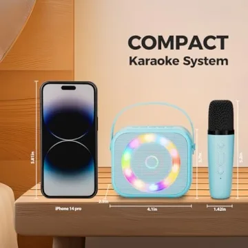 Verkstar Karaoke Machine Portable for Kids & Adults