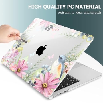 May Chen MacBook Air 13.6" Case - Retro Butterflies Protection